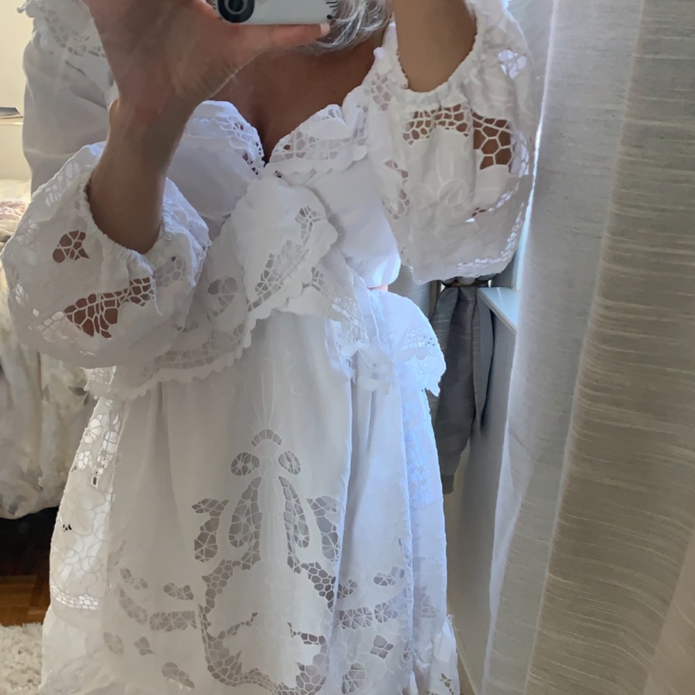 LACE open back DRESS